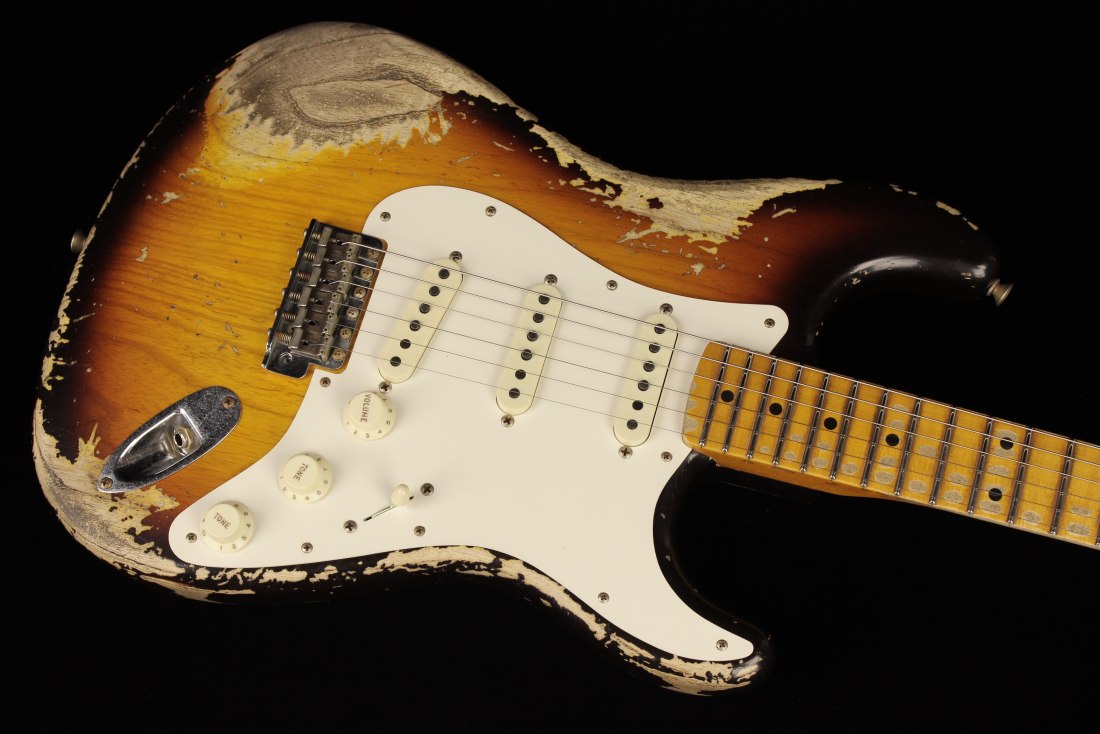 Fender Custom Limited Edition Red Hot Strat Super Heavy Relic - FC3CS