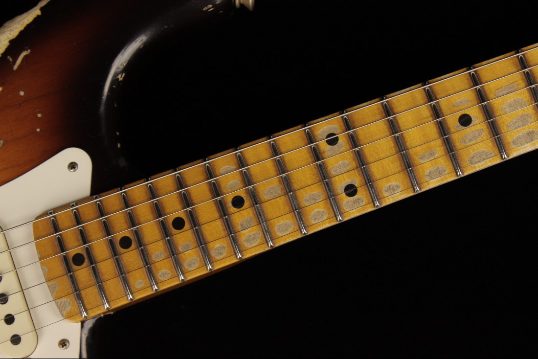 Fender Custom Limited Edition Red Hot Strat Super Heavy Relic - FC3CS
