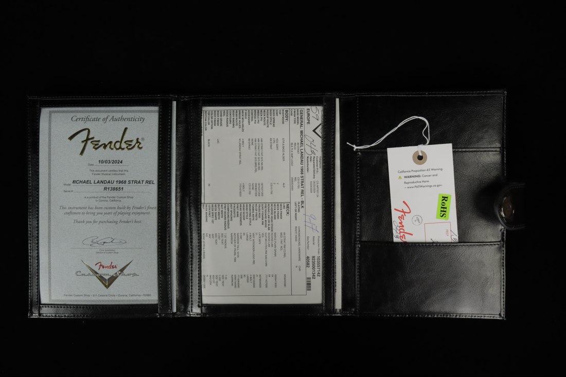 Fender Custom Michael Landau Signature 1968 Stratocaster - BK