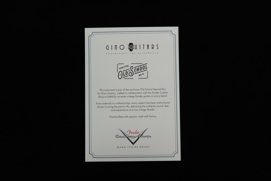 Fender Custom Old School 1960 Stratocaster NOS - SFG