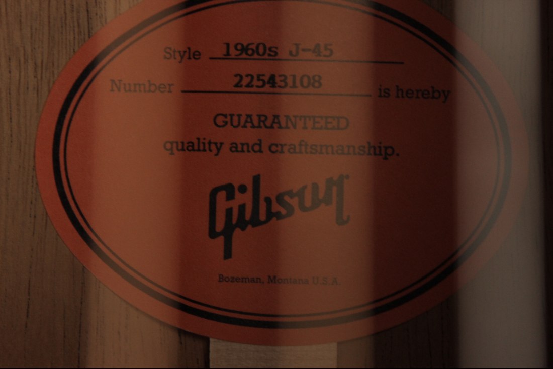 Gibson 60's J-45 Original - EB