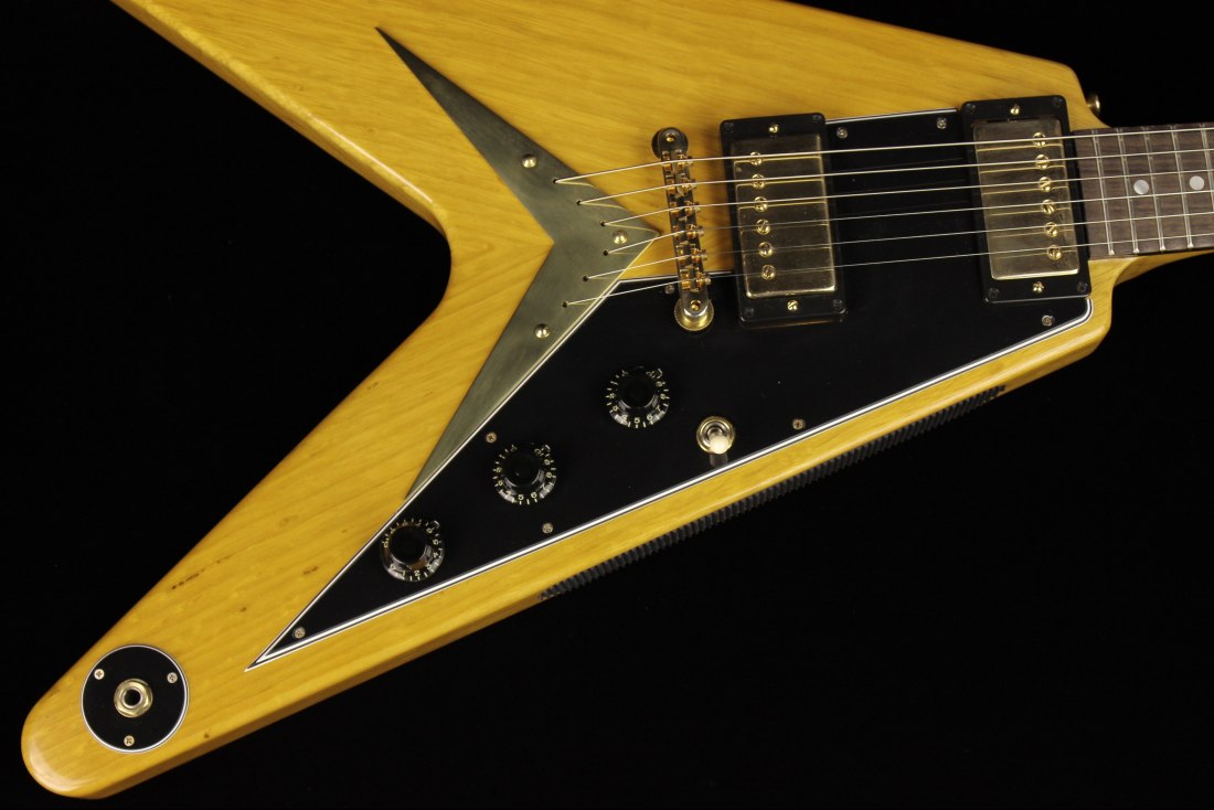 Gibson Custom 1958 Korina Flying V Reissue - BKP