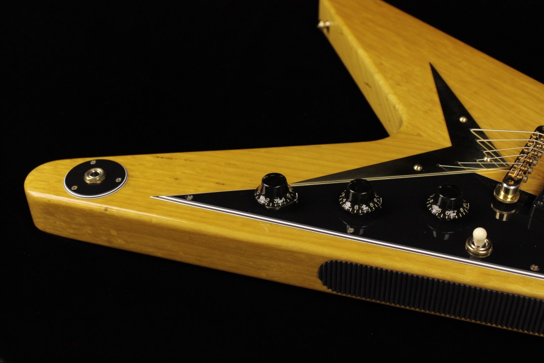 Gibson Custom 1958 Korina Flying V Reissue - BKP