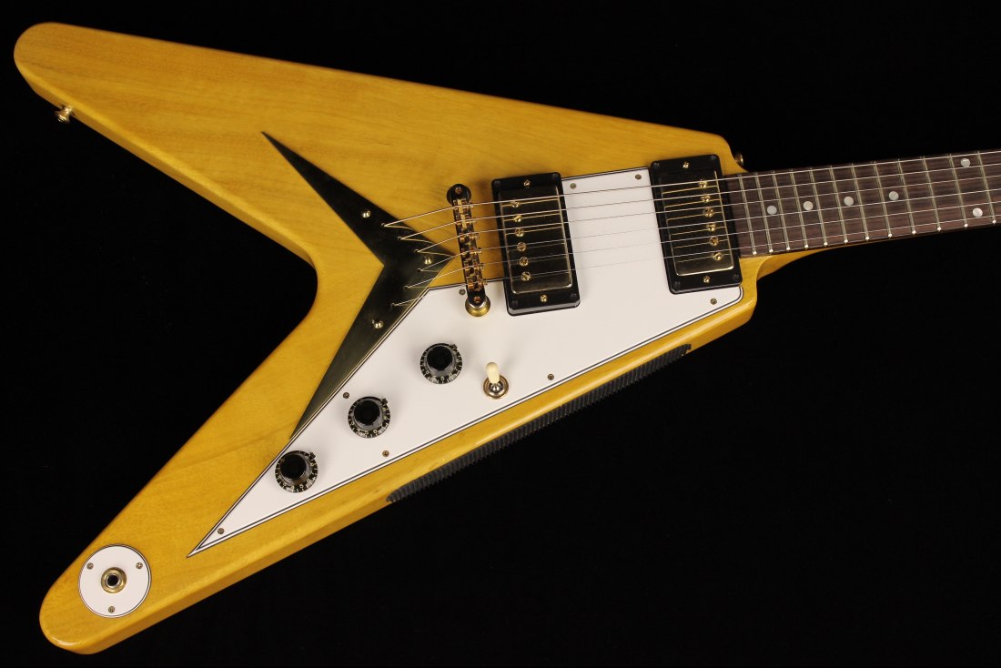 Gibson Custom 1958 Korina Flying V Reissue - WHP