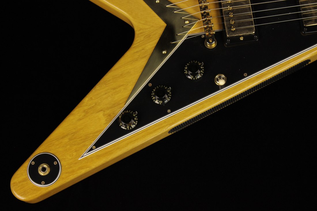 Gibson Custom 1958 Korina Flying V Reissue - BKP