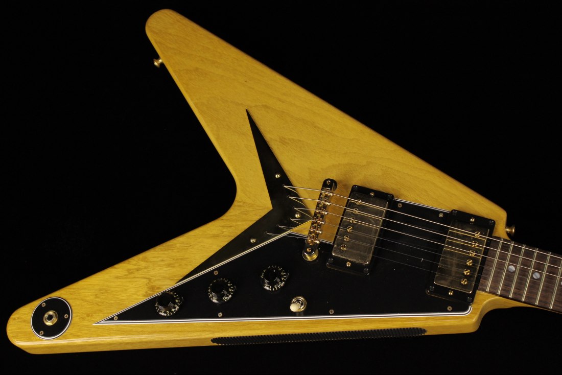 Gibson Custom 1958 Korina Flying V Reissue - BKP