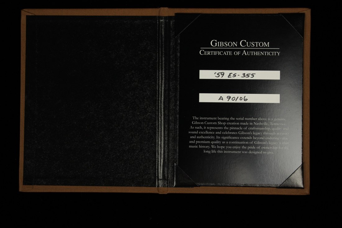 Gibson Custom 1959 ES-355 Reissue Stop Bar VOS - EB