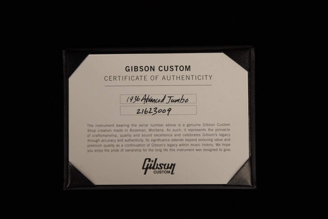 Gibson Custom Historic 1936 Advanced Jumbo