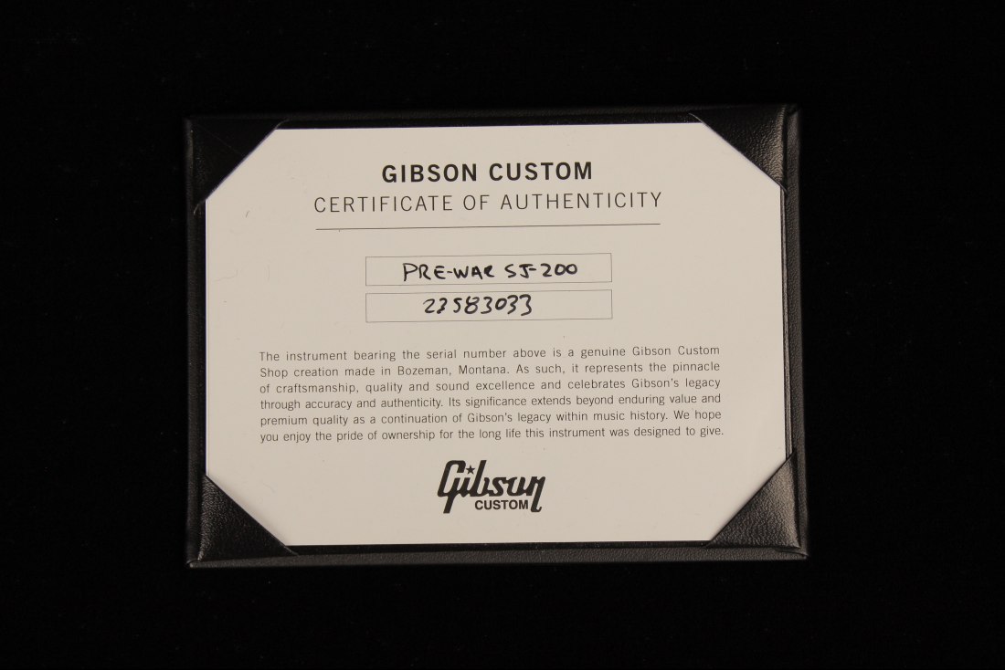 Gibson Custom Historic Pre-War SJ-200 Rosewood