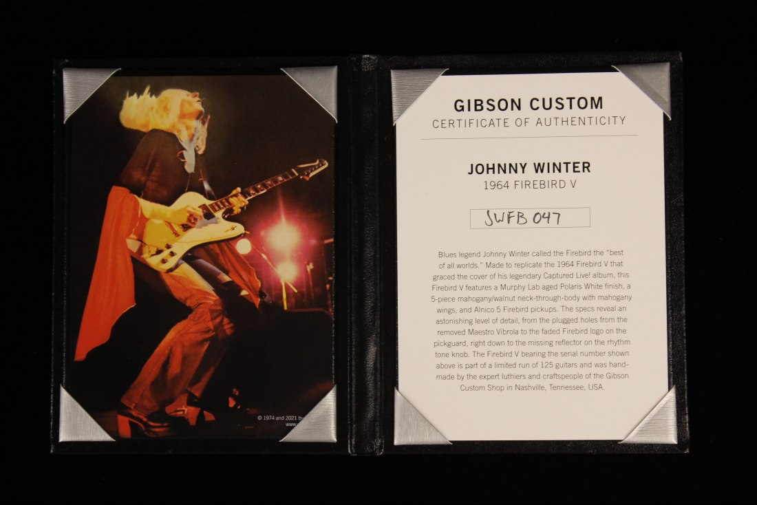 Gibson Custom Johnny Winter 1964 Firebird V