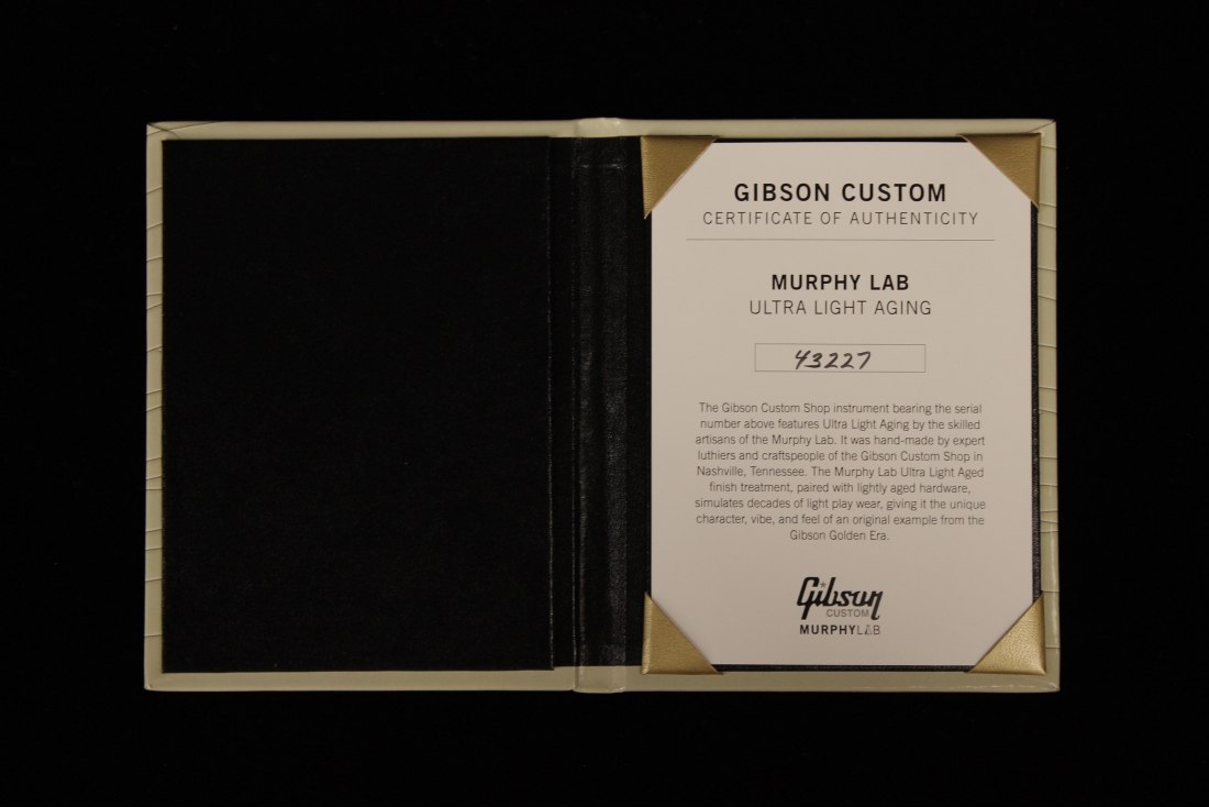Gibson Custom Murphy Lab 1954 Les Paul Standard w/Humbuckers M2M Ultra Light Aged - ITB