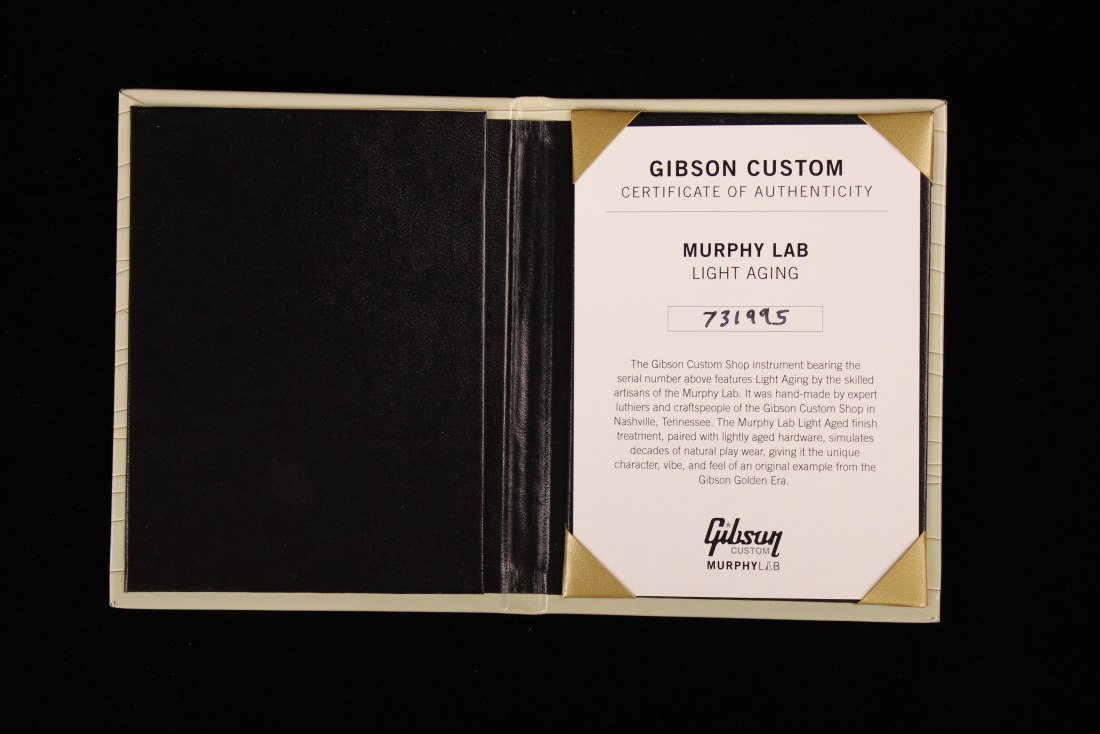 Gibson Custom Murphy Lab 1957 Les Paul Custom Reissue 