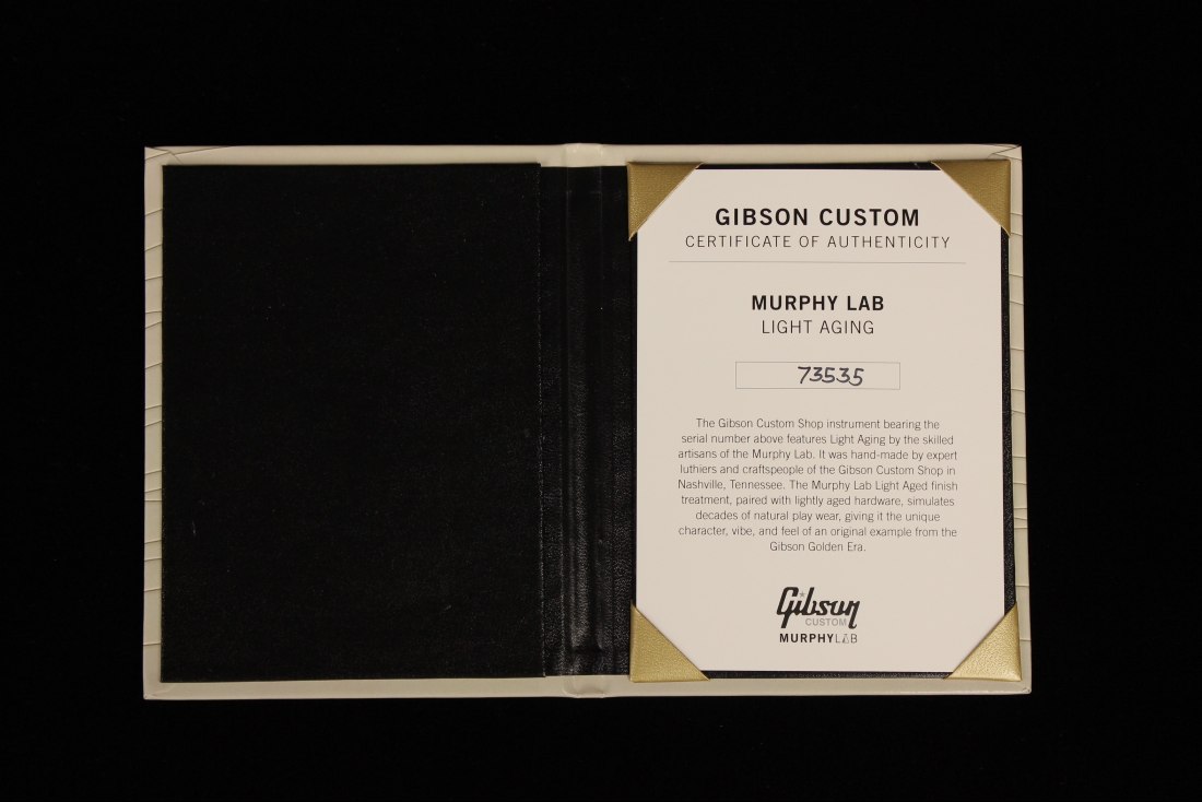 Gibson Custom Murphy Lab 1957 Les Paul Goldtop Darkback Reissue Light Aged
