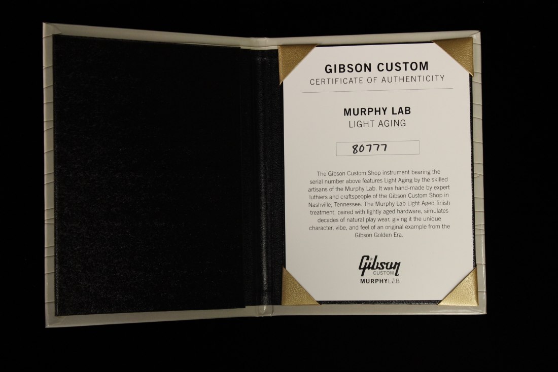 Gibson Custom Murphy Lab 1958 Les Paul Standard Reissue Light Aged - LB
