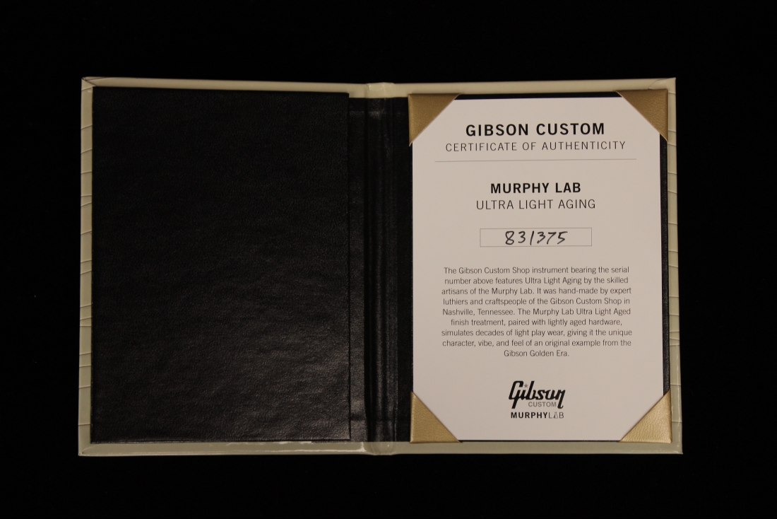 Gibson Custom Murphy Lab 1958 Les Paul Standard Reissue Ultra Light Aged - BB