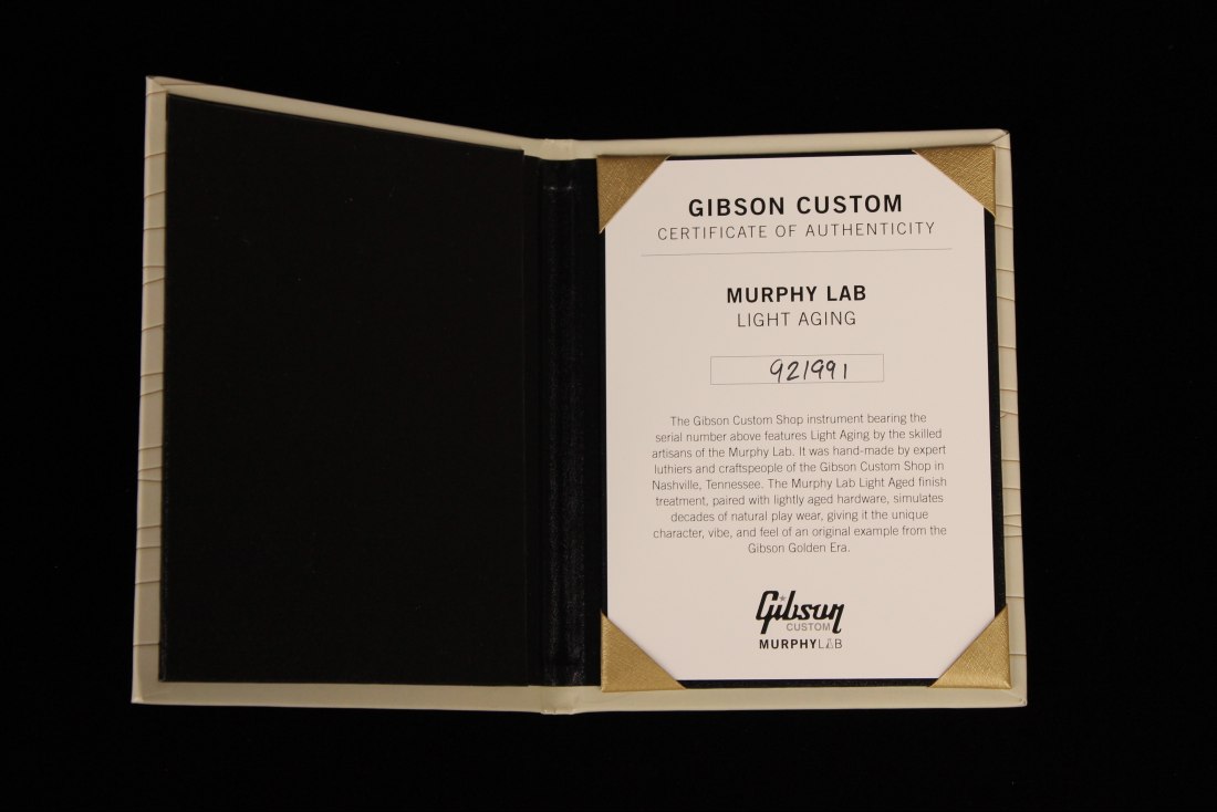 Gibson Custom Murphy Lab 1959 Les Paul Standard M2M Light Aged - CSB