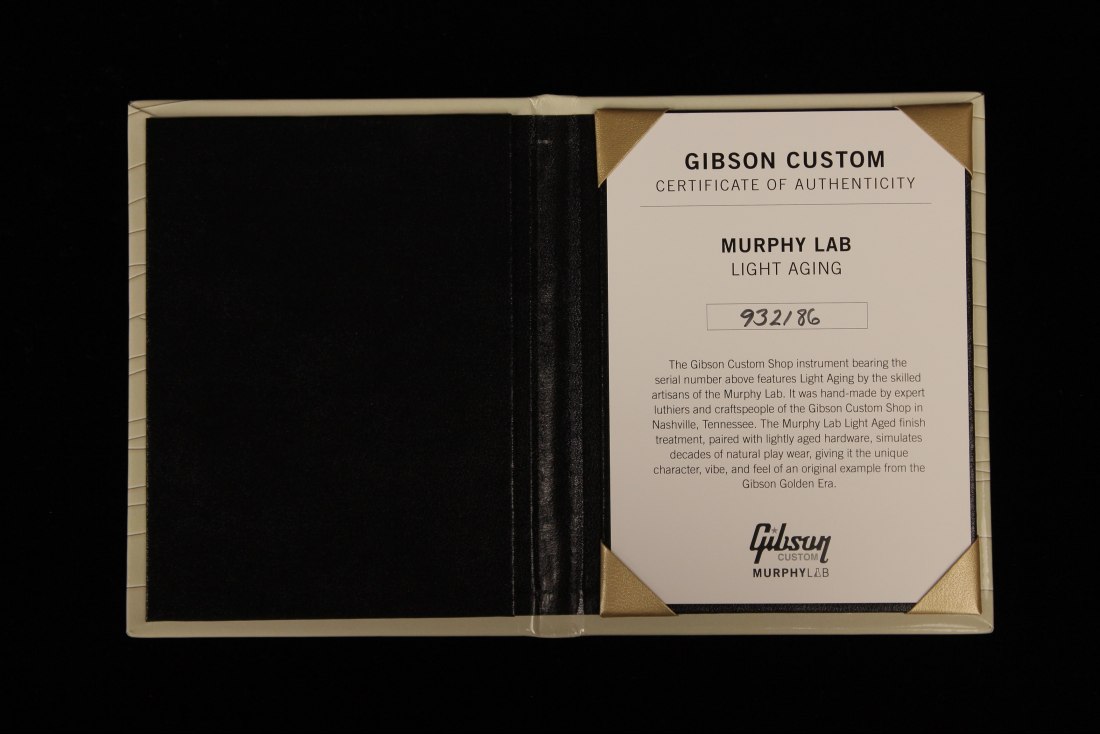 Gibson Custom Murphy Lab 1959 Les Paul Standard M2M Light Aged - TB