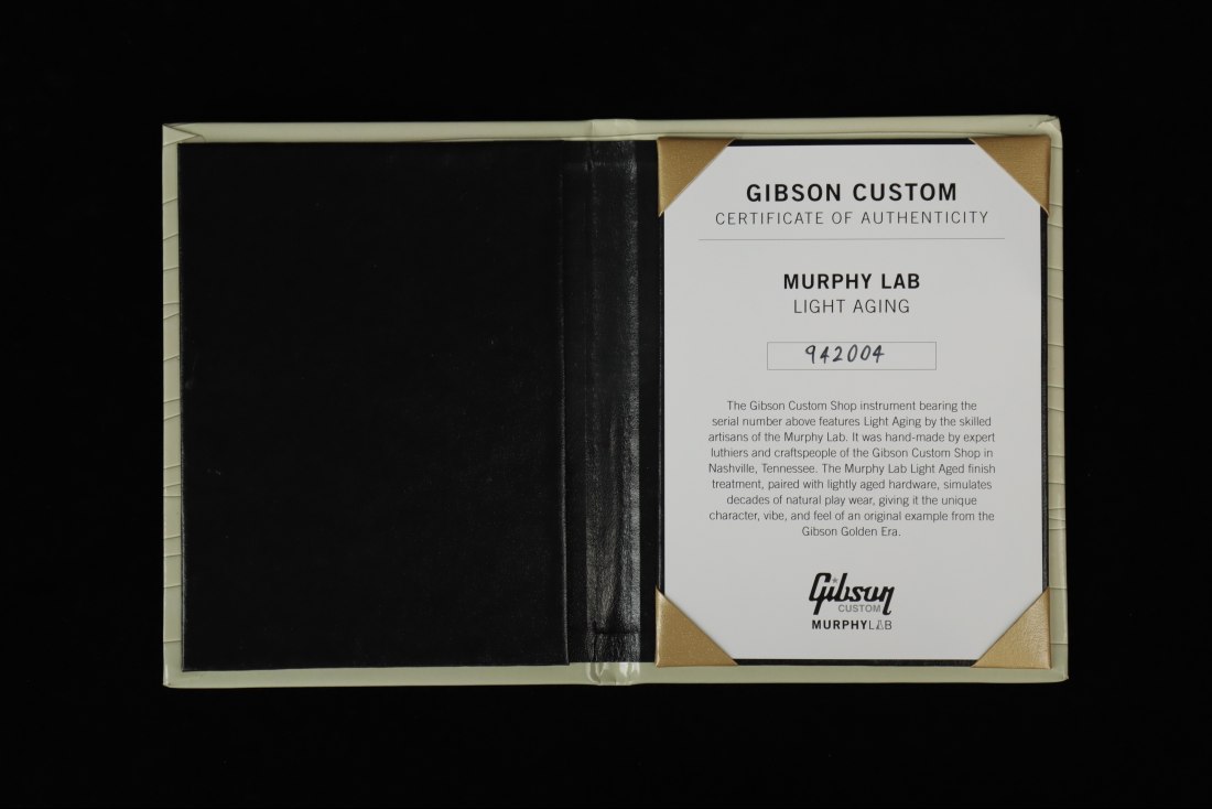 Gibson Custom Murphy Lab 1959 Les Paul Standard Reissue Light Aged - CTB