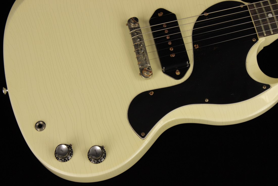 Gibson Custom Murphy Lab 1963 SG Junior Reissue Lightning Bar M2M Ultra Light Aged - PW