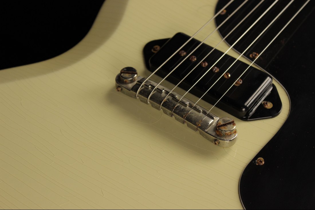 Gibson Custom Murphy Lab 1963 SG Junior Reissue Lightning Bar M2M Ultra Light Aged - PW