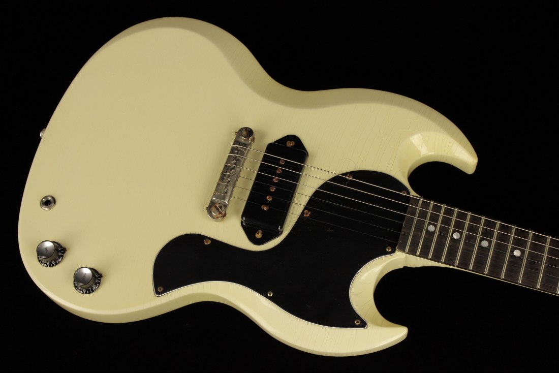 Gibson Custom Murphy Lab 1963 SG Junior Reissue Lightning Bar M2M Ultra Light Aged - PW