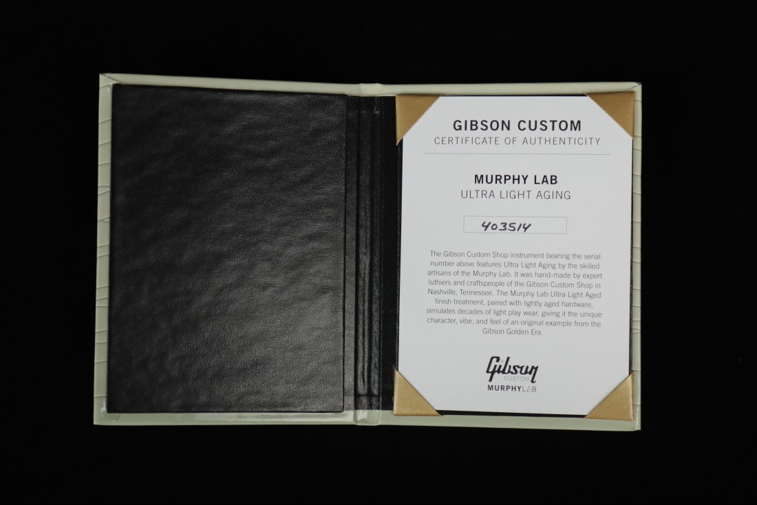 Gibson Custom Murphy Lab 1964 SG Standard Reissue w/Maestro Vibrola Ultra Light Aged - PB