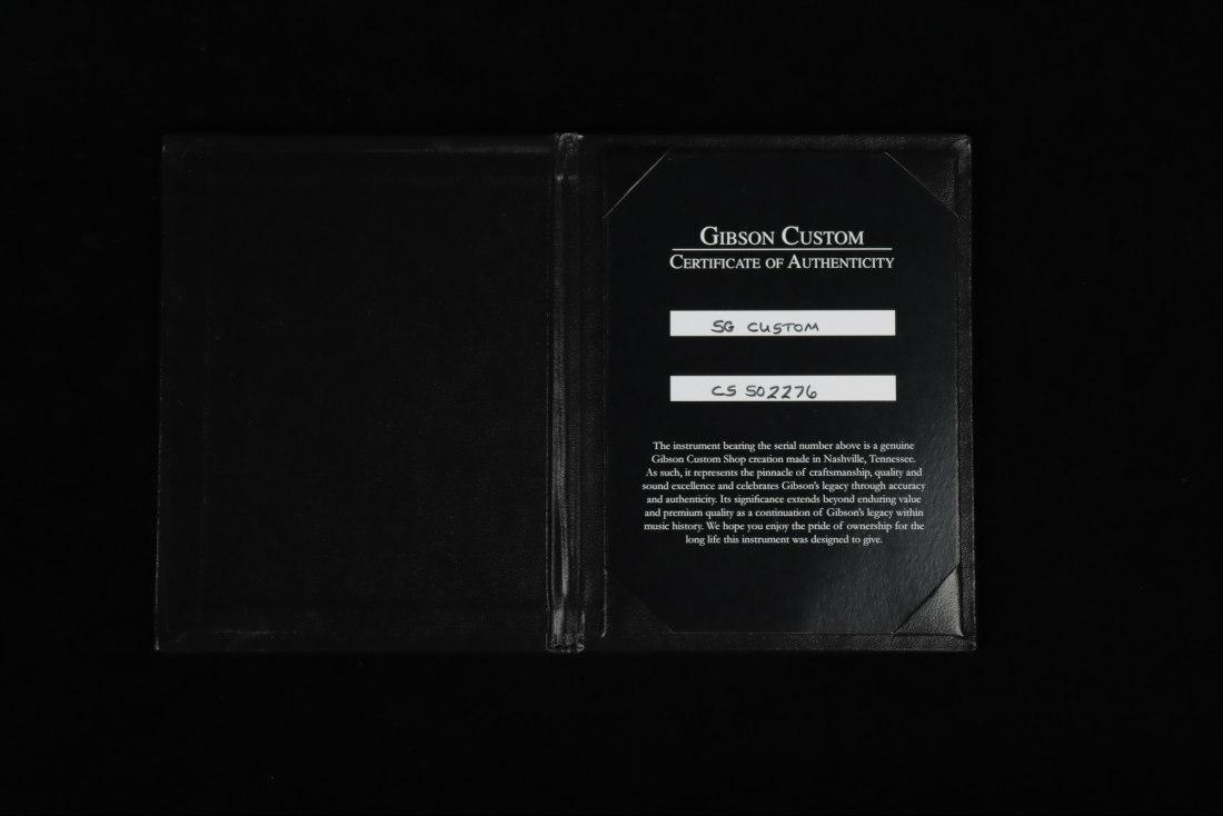 Gibson Custom SG Custom 2-Pickup w/ Ebony Fingerboard Gloss