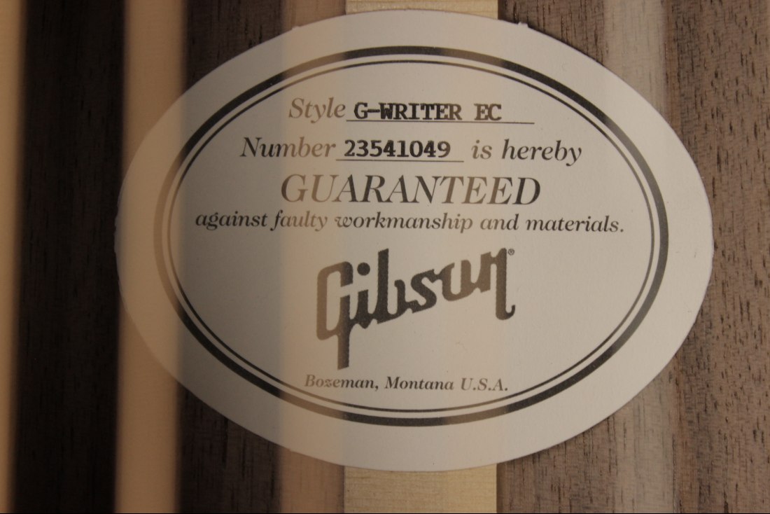 Gibson Generation Collection G-Writer EC