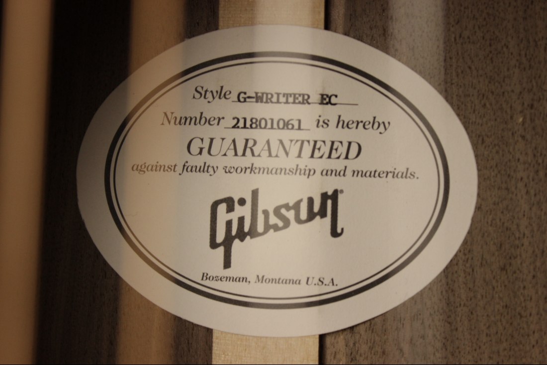 Gibson Generation Collection G-Writer EC