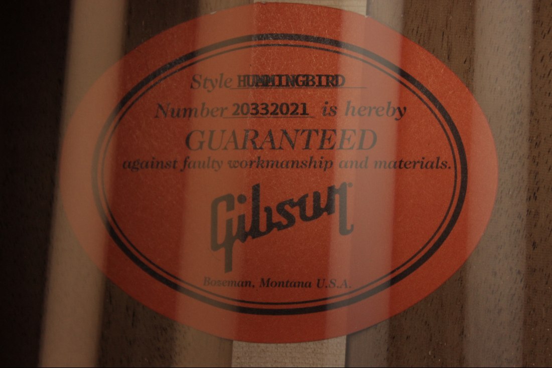 Gibson Hummingbird Original - HS