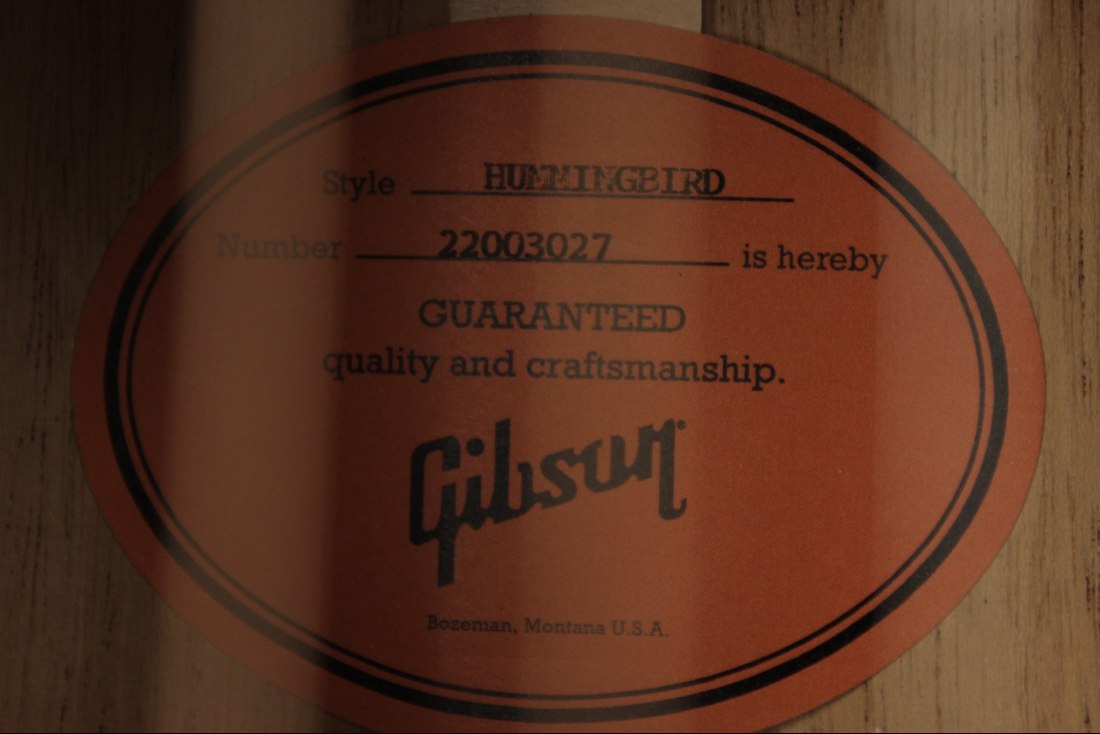 Gibson Hummingbird Original - HS