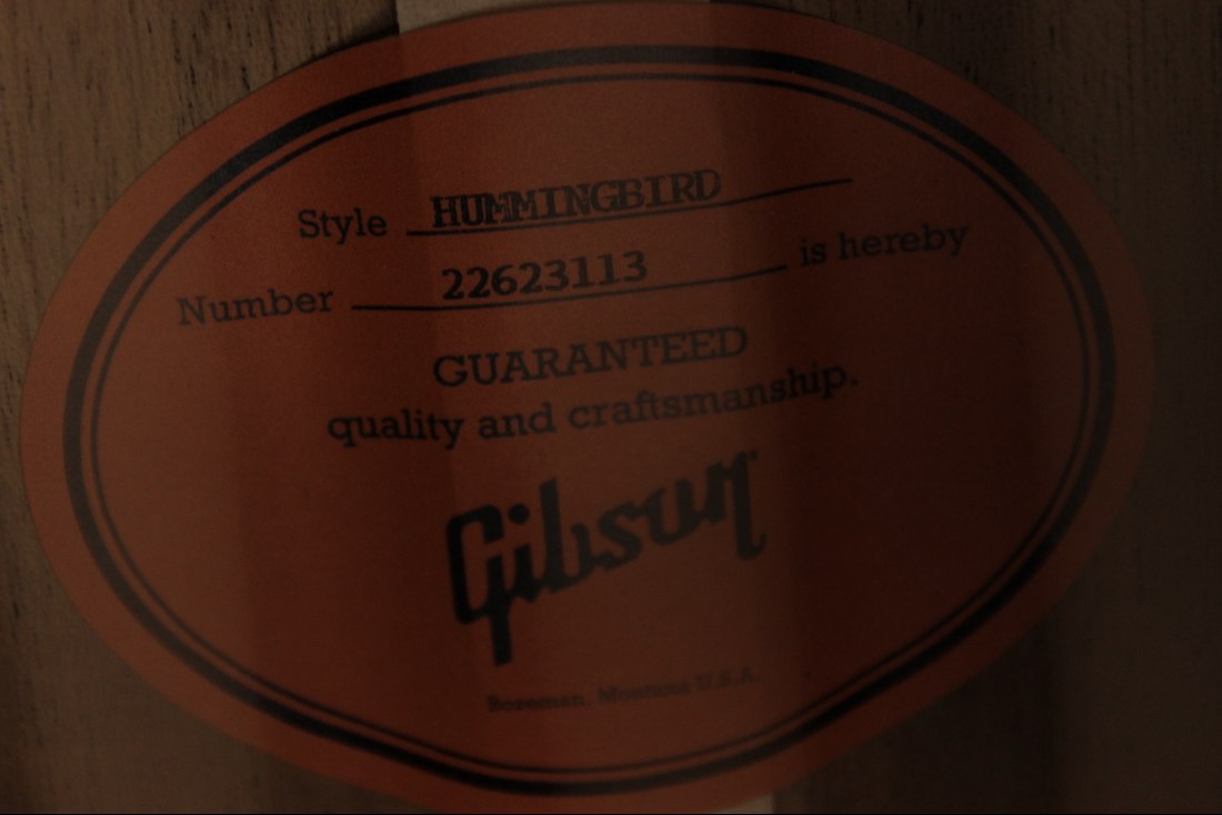 Gibson Hummingbird Original - HS