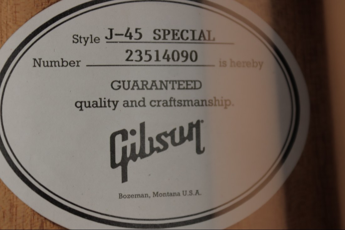 Gibson J-45 Special - WR
