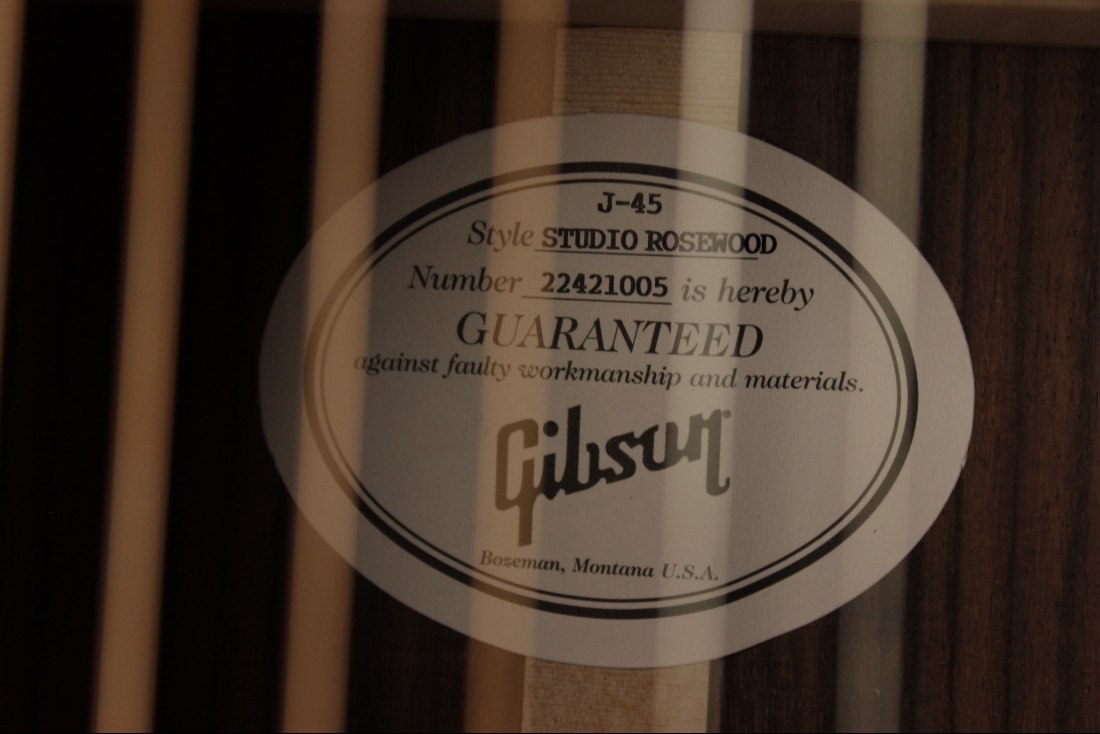 Gibson J-45 Studio Rosewood - RB