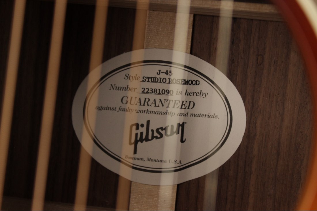 Gibson J-45 Studio Rosewood - RB