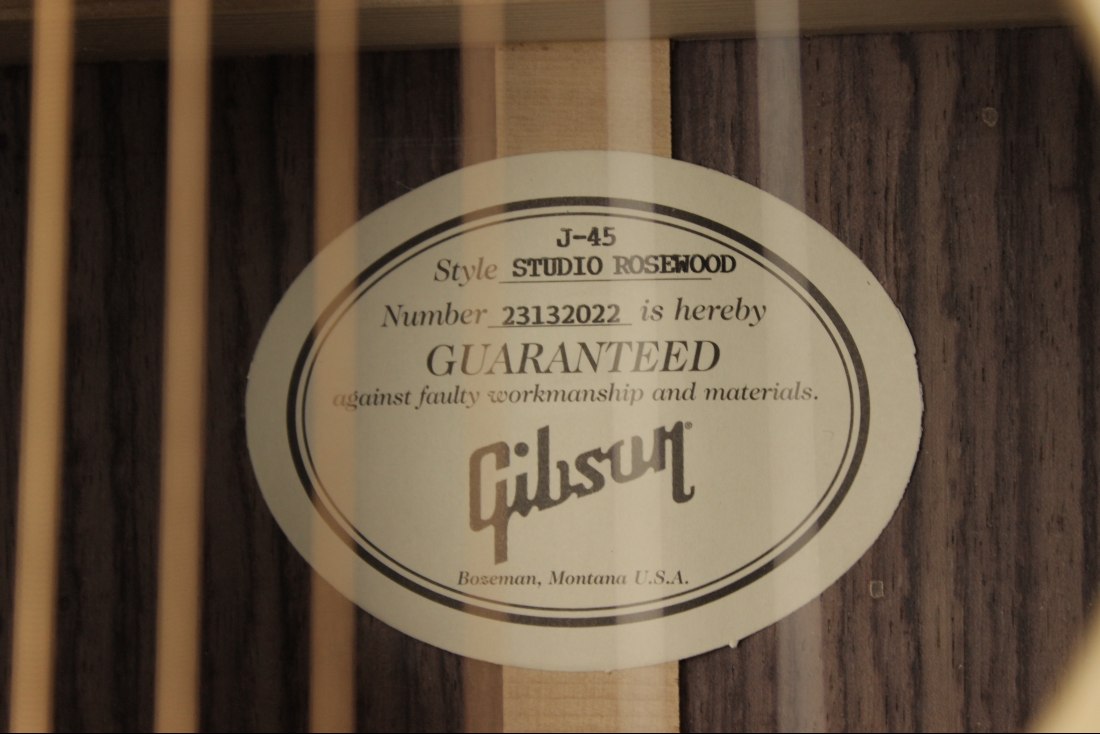 Gibson J-45 Studio Rosewood - AN