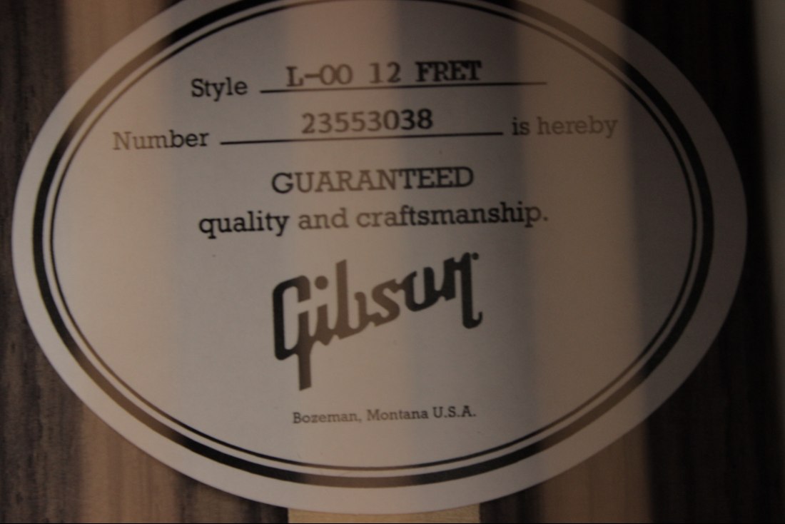 Gibson L-00 Rosewood 12-Fret