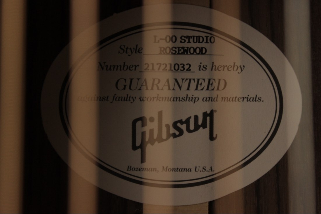 Gibson L-00 Studio Rosewood - AN