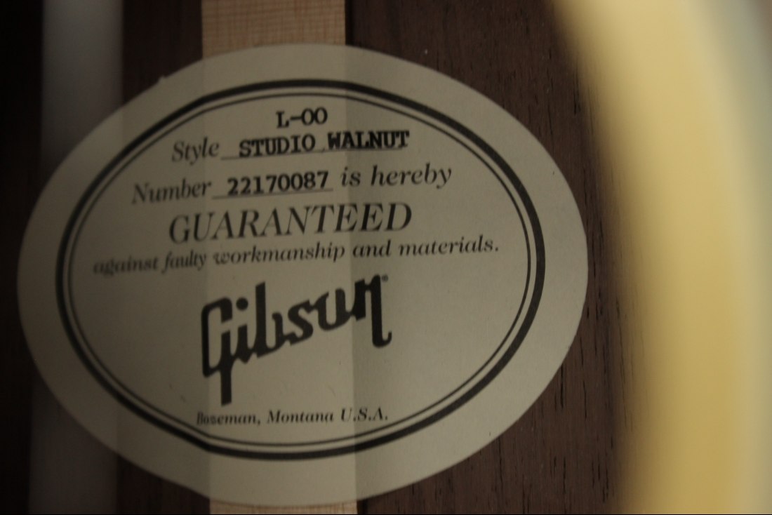 Gibson L-00 Studio Walnut - AN