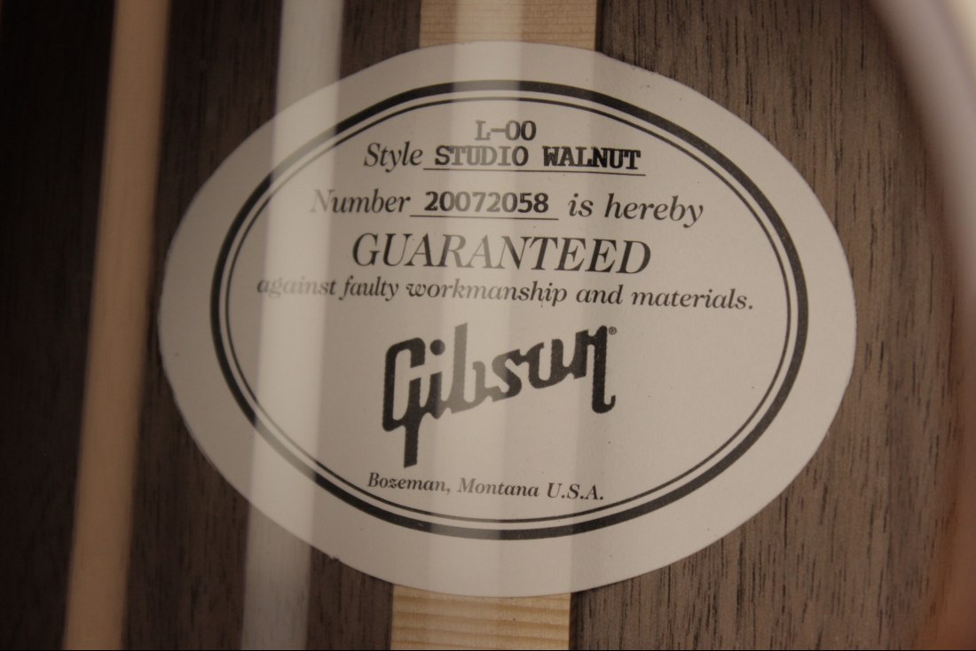 Gibson L-00 Studio Walnut - WB