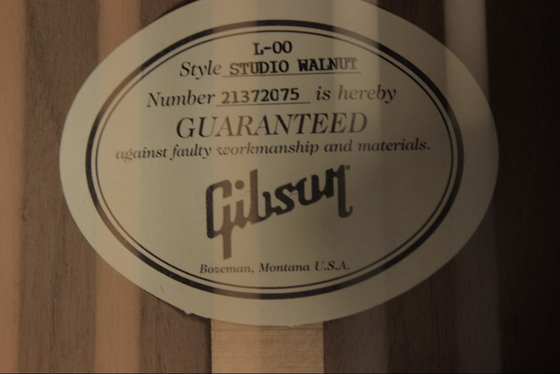 Gibson L-00 Studio Walnut - AN