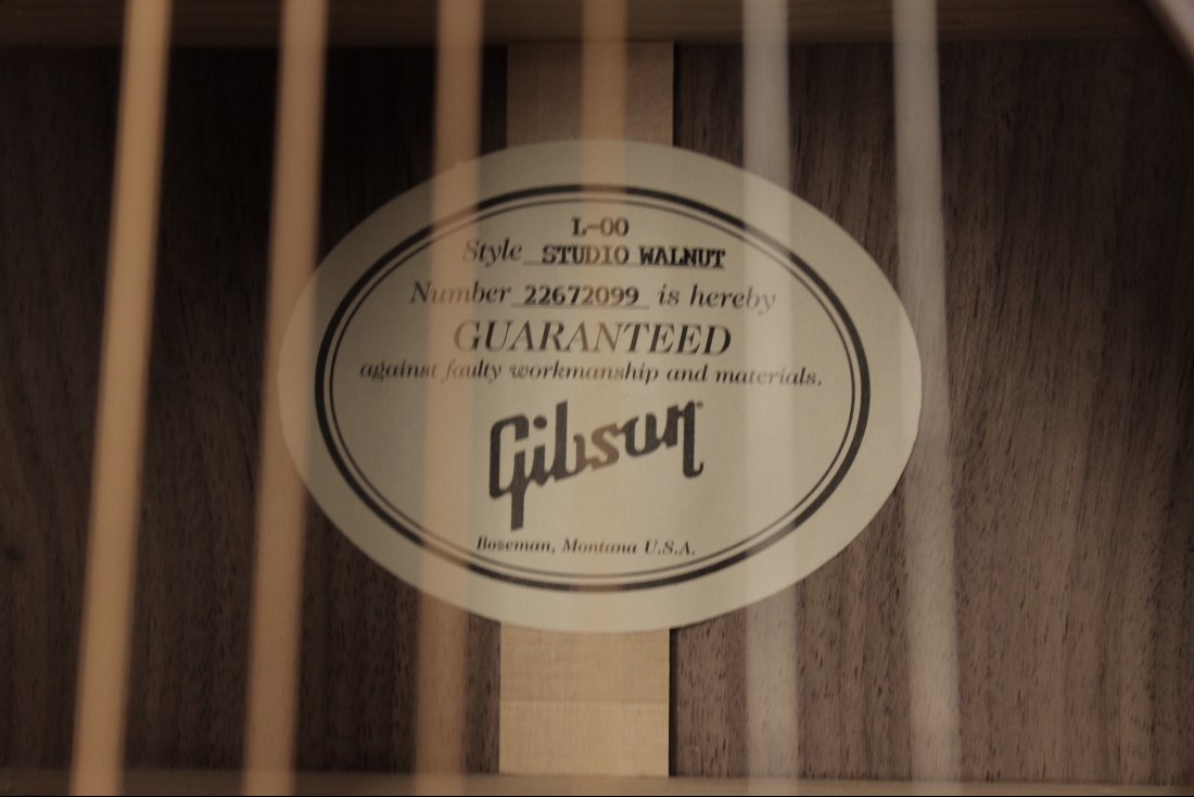 Gibson L-00 Studio Walnut - WB