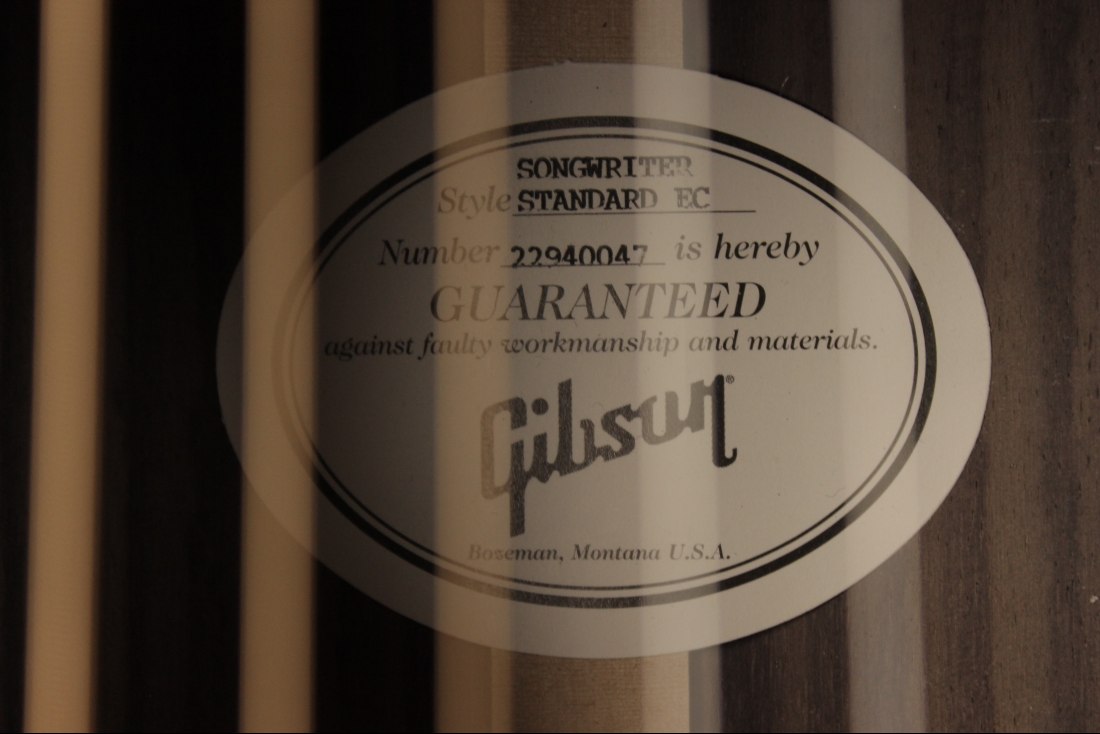 Gibson Songwriter Standard Rosewood Cutaway - RB