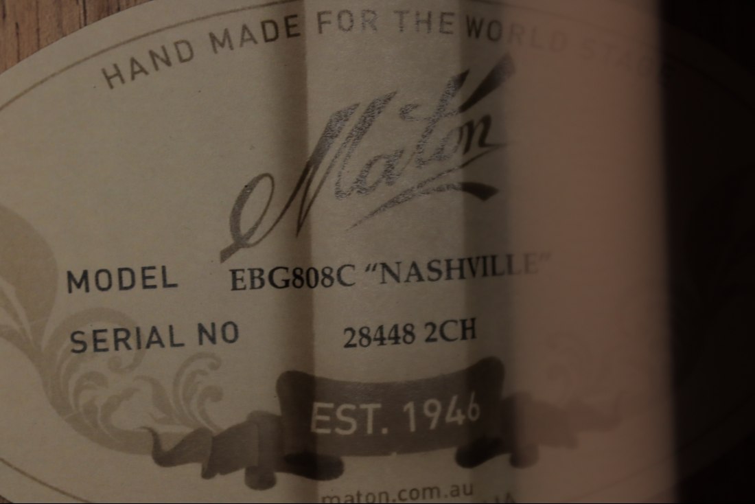 Maton EBG808C Nashville