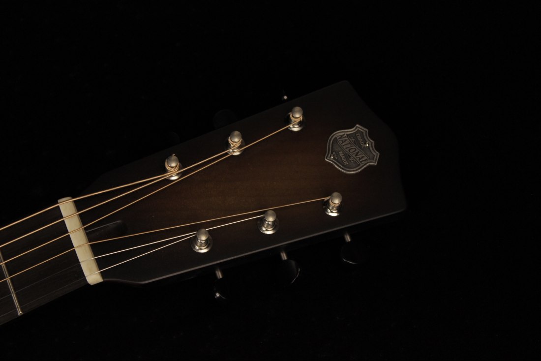 National Style O 14 Fret Raw Steel