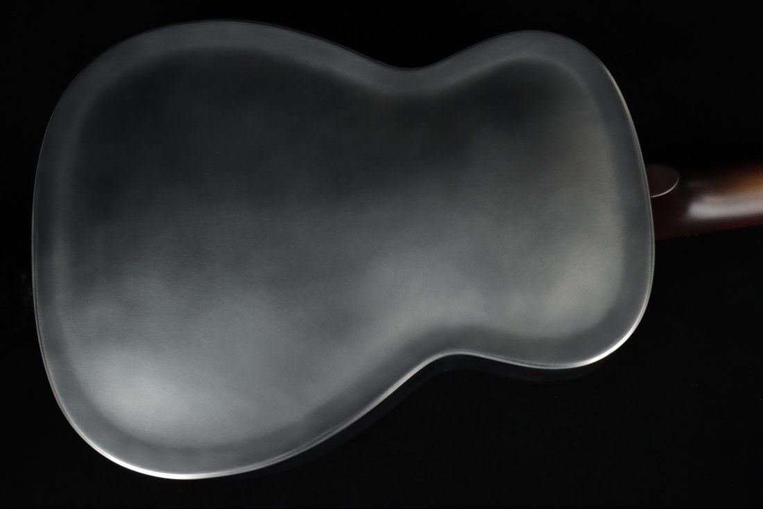 National Style O 14 Fret Raw Steel