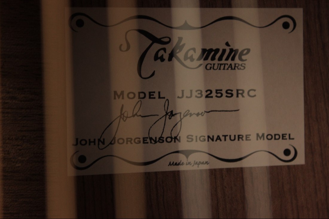 Takamine JJ325SRC John Jorgenson Signature
