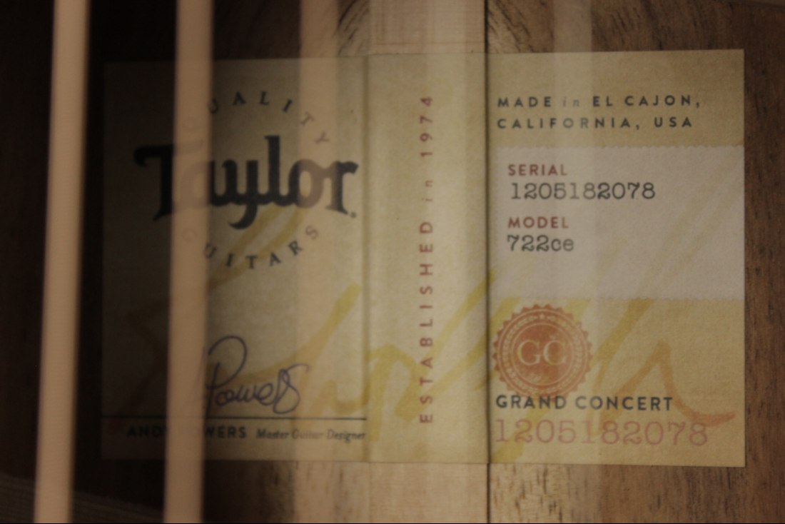 Taylor 722ce