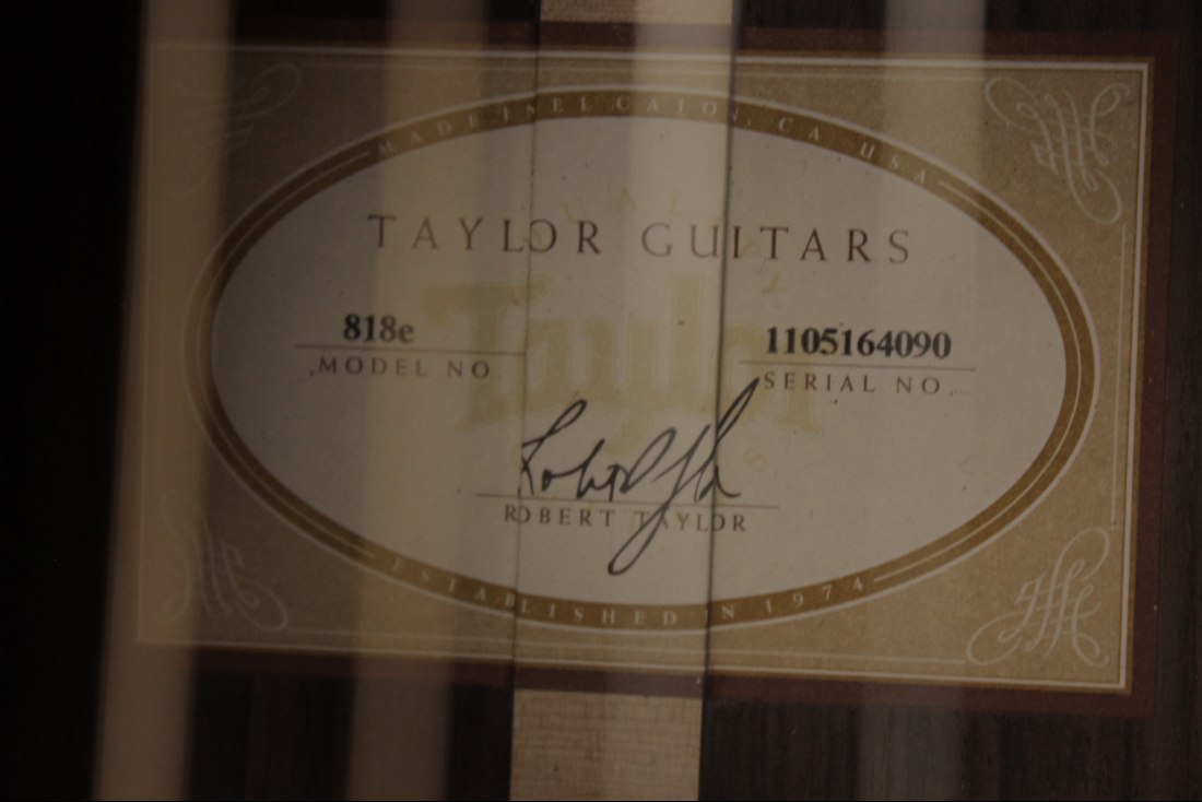 Taylor 818e V-Class Bracing