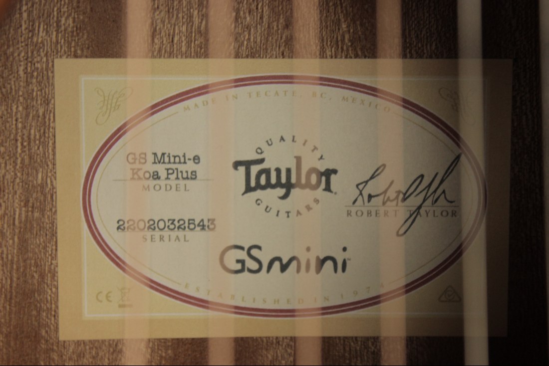 Taylor GS Mini-e Koa Plus